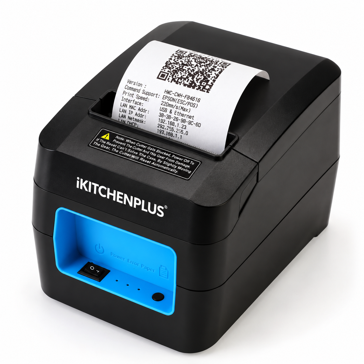 80mm Thermal Billing Printer with Autocutter (USB + Bluetooth)