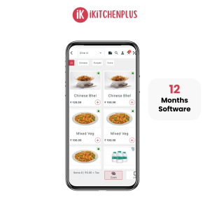iKitchenPlus Billing Software + Printer + Paper Roll Combo